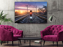 Obraz Na koľajniciach